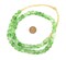 The Bead Chest African Recycled Glass Beads, 11mm - Full Strand Eco-Friendly Fair Trade Sea Glass Beads from Ghana Handmade Ethnic Round Spherical Tribal Boho Krobo Spacer Beads